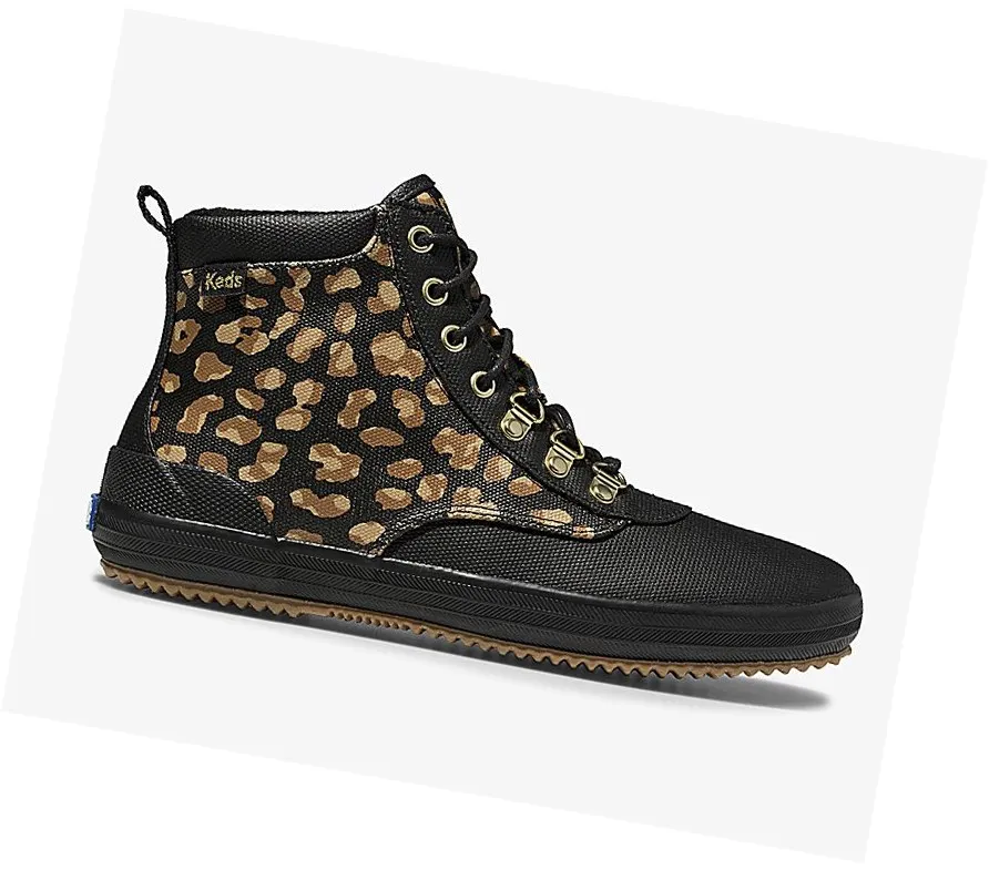 2024 Keds Scout Boot II Water Women Leopard Effective Lace-Up Boots