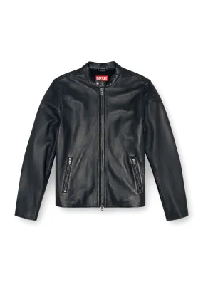 Black Leather Biker Jacket
