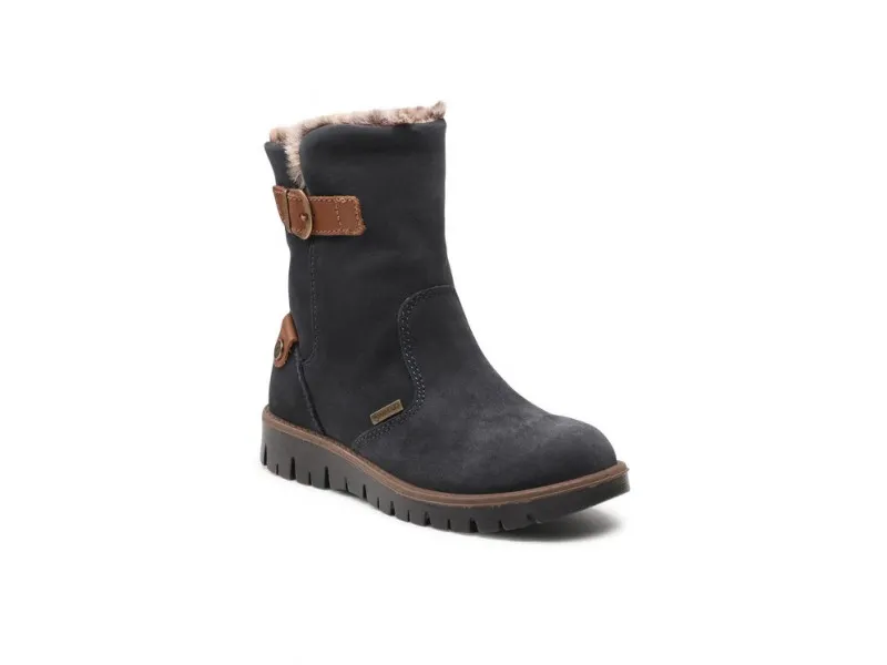 BOTA EN SERRAJE CON GORE-TEX 2872300 PRIMIGI EN COLOR MARINO