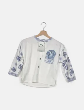 COSMOS White Printed Pajama