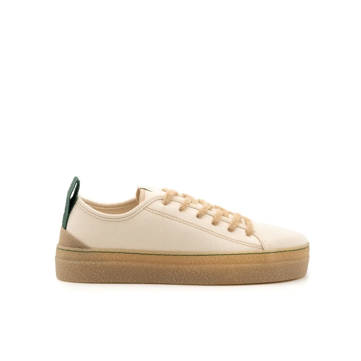 FIONA Zapatilla vegana blanco crudo FIO002