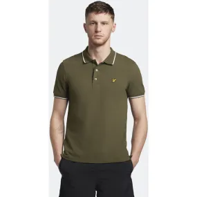 Polo Shirt with V1 Tipped Design for Men