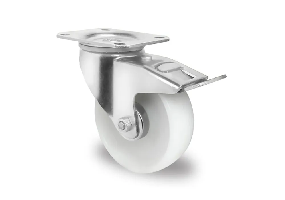 Recargo para 1 rueda guía con freno, PP, ø 108 mm