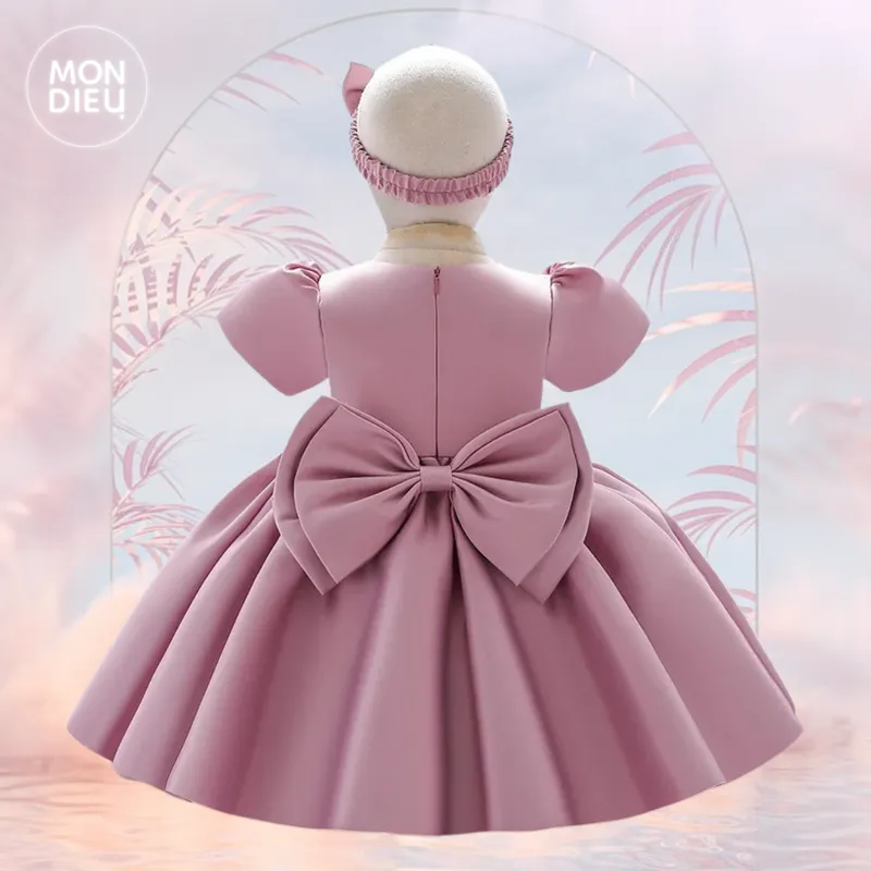 Rosa Color Madison Dress for Girls