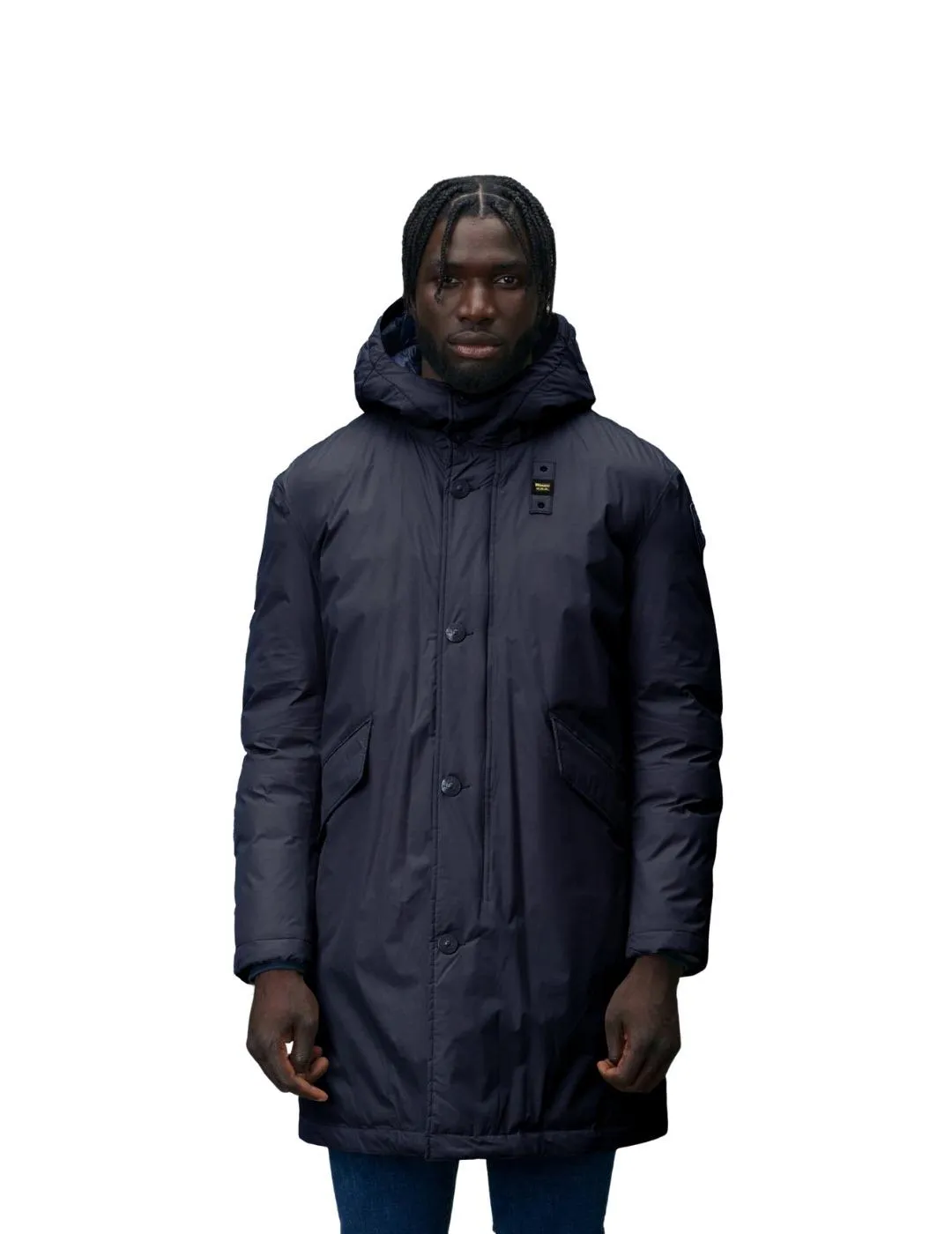 Shop men's navy blue coats, jackets, and parkas - Blauer.