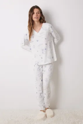 Women'secret El Principito Long Ribbed Super Soft Pajamas
