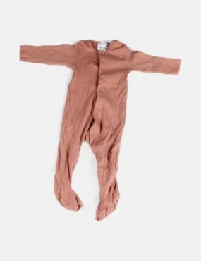 Zara Pink Ribbed Pyjamas